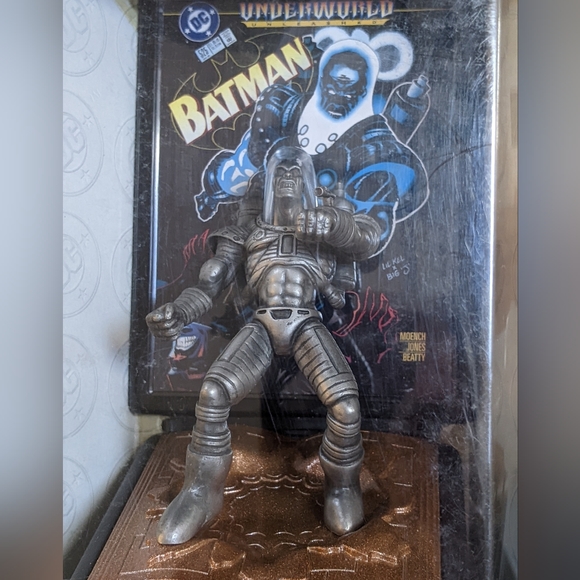NIB VTG 1997 DC Comic Book Champions Batman Mr. Freeze Fine Pewter Original - Picture 2 of 6